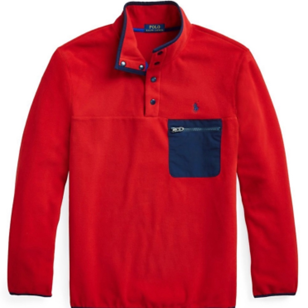 NWT Polo Ralph Lauren 5/18 Pullover Fleece